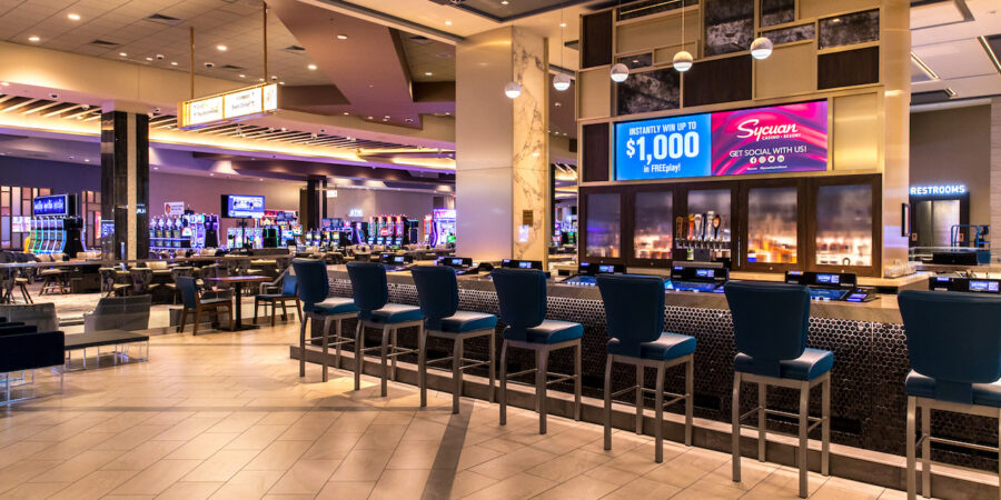 Leisure casino digital signage