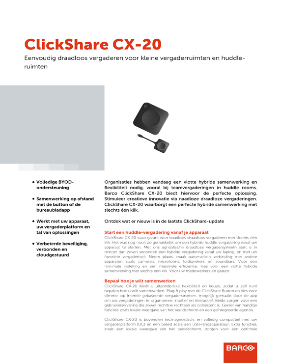 ClickShare CX-20 pdf