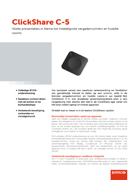 barco clickshare c-5 pdf