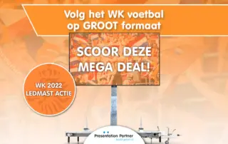 ledmast actie wk voetbal