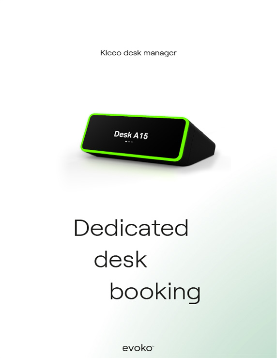 Evoko Kleeo Desk Manager brochure
