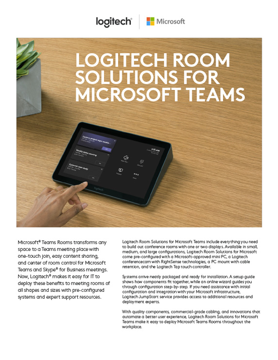 Logitech MS Room Solution Medium brochure