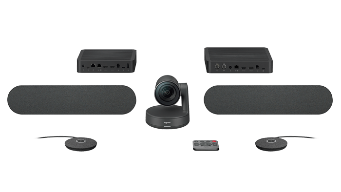 Logitech Rally Plus videoconferentiekit black