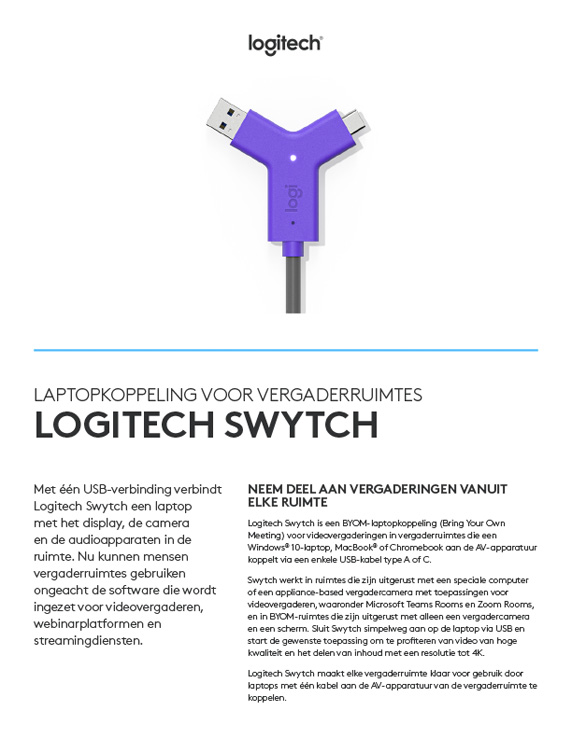 Logitech Swytch brochure