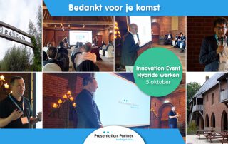 Terugblik Hybride werken innovation event