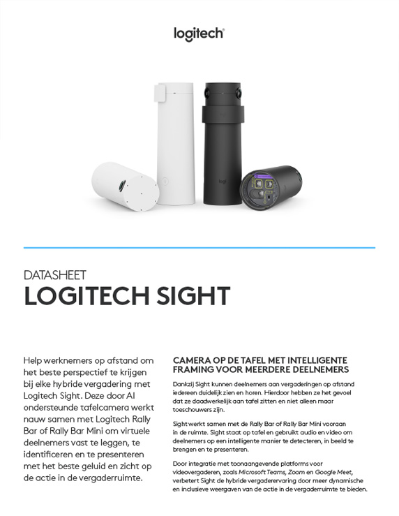 Logitech Sight datasheet