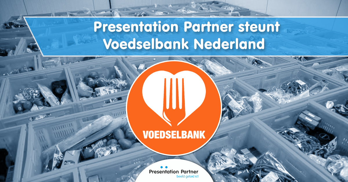 Presentation Partner steunt Voedselbank Nederland