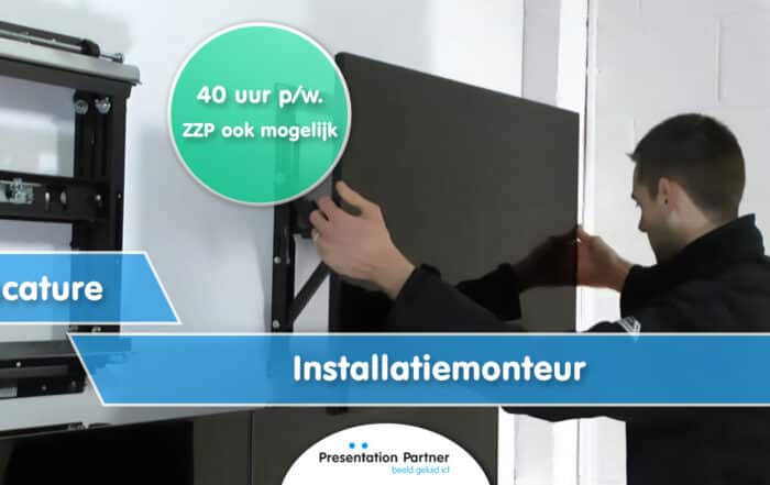 vacature installatiemonteur