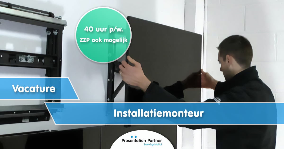 vacature installatiemonteur