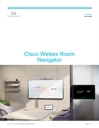 cisco webex room navigator documentatie