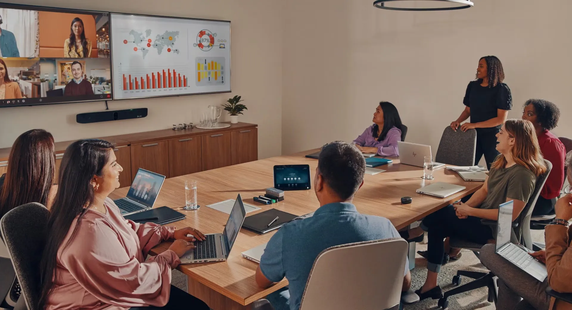 Hybride werken met presentation partner