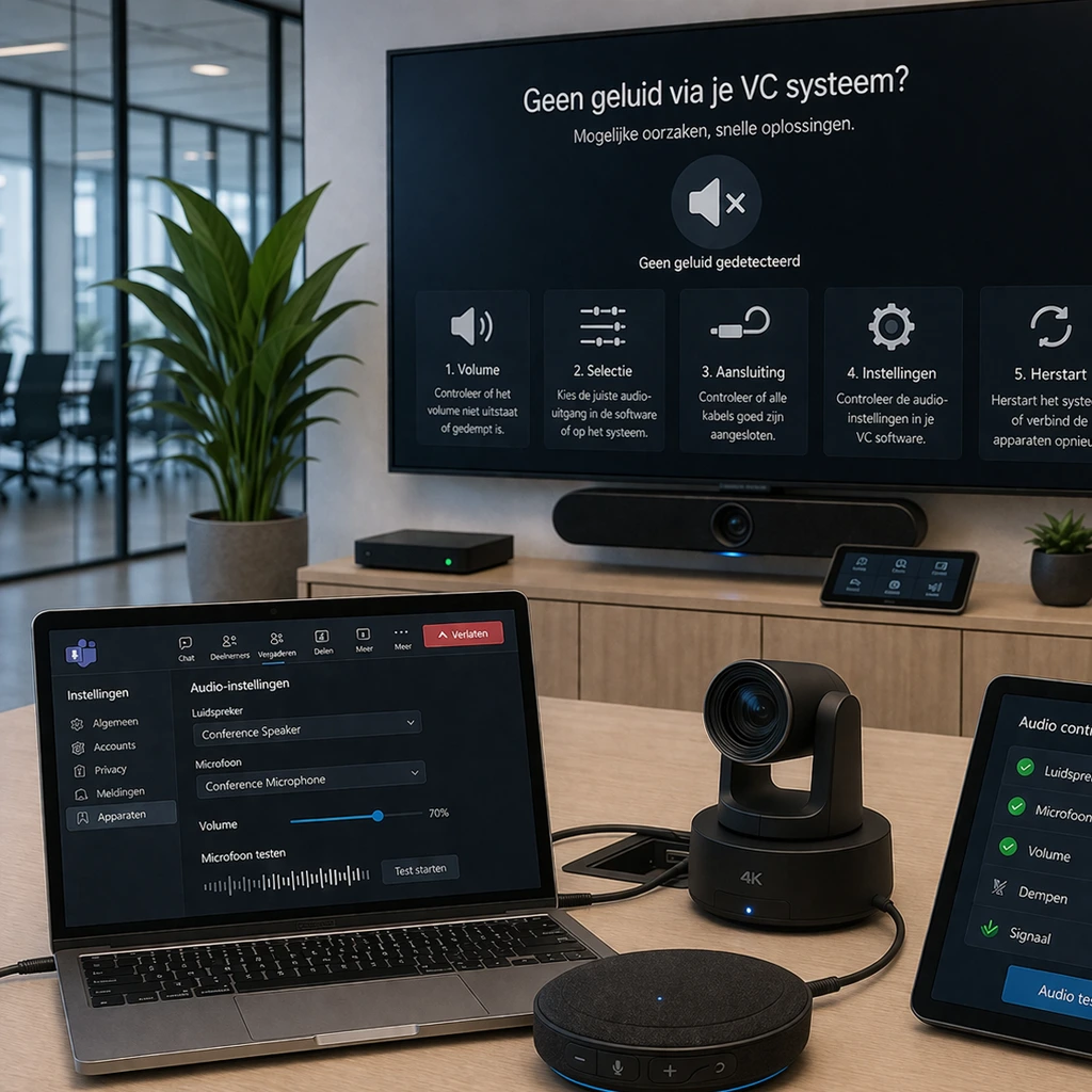geen geluid VC systeem geen geluid VC systeem