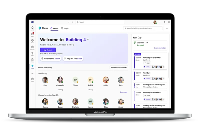 Microsoft Teams interface Microsoft Teams interface