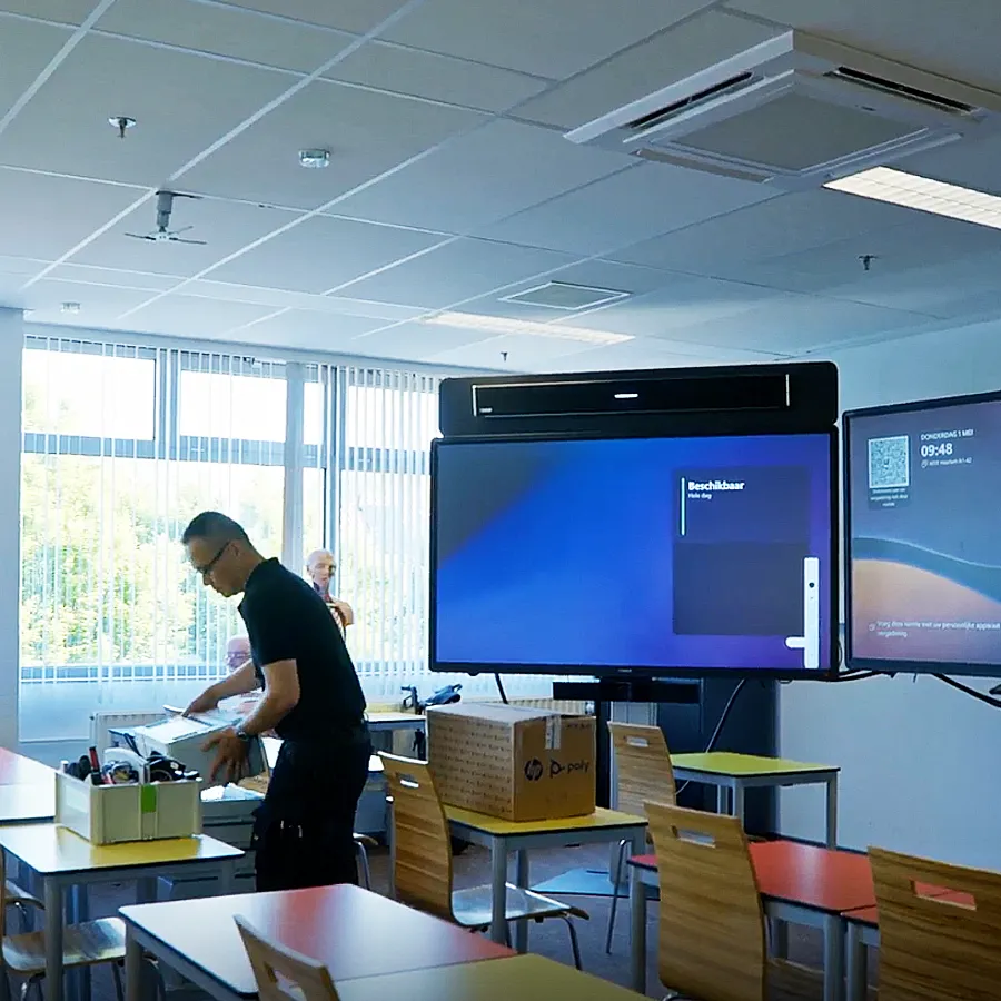 AV installatie bij Inholland door Presentation Partner