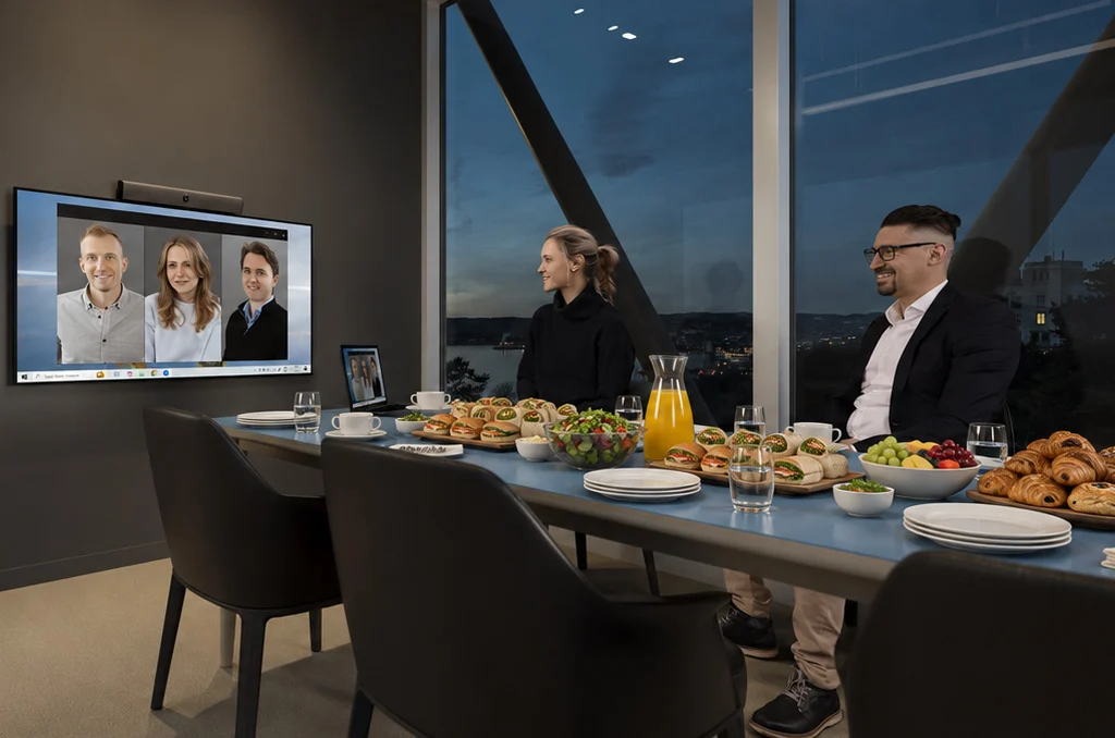 Boek de Neat Live Virtual Tour Medewerkers volgen de Neat Live Virtual Tour vanuit hun eigen vergaderruimte